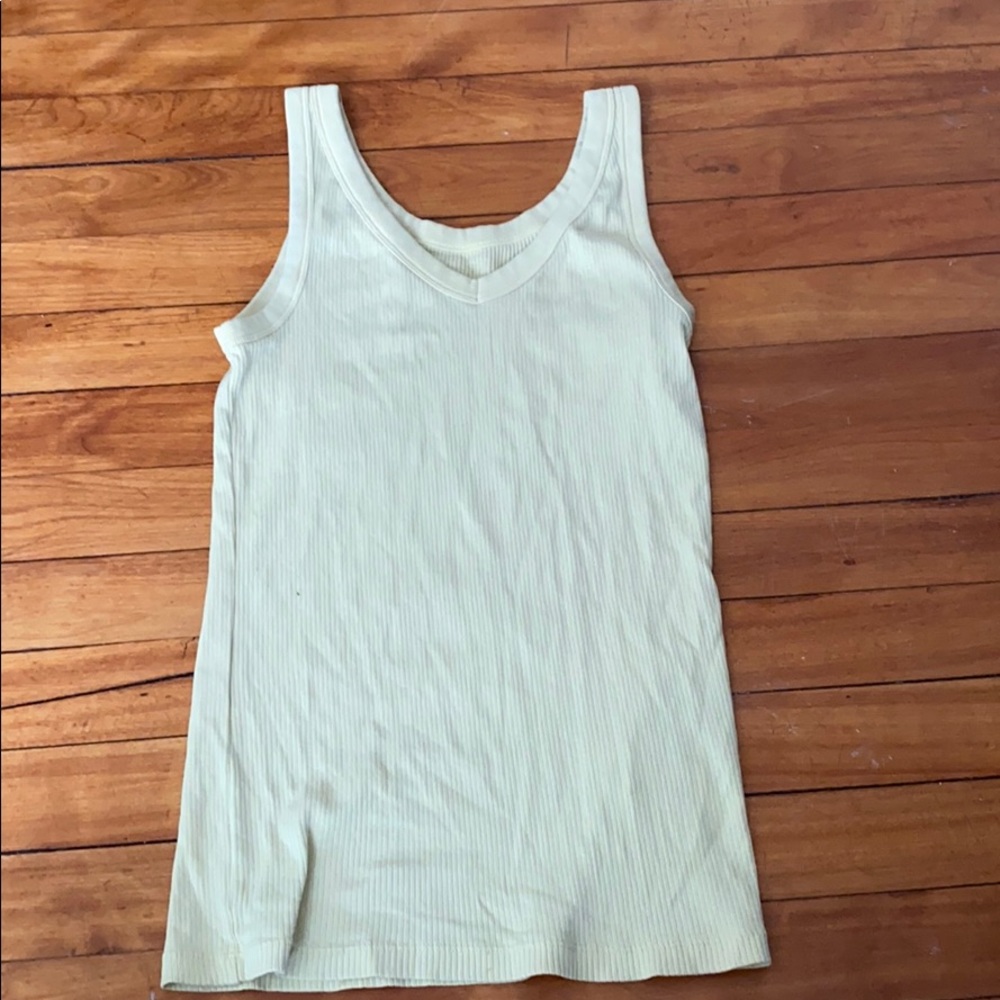 Yellow tank top